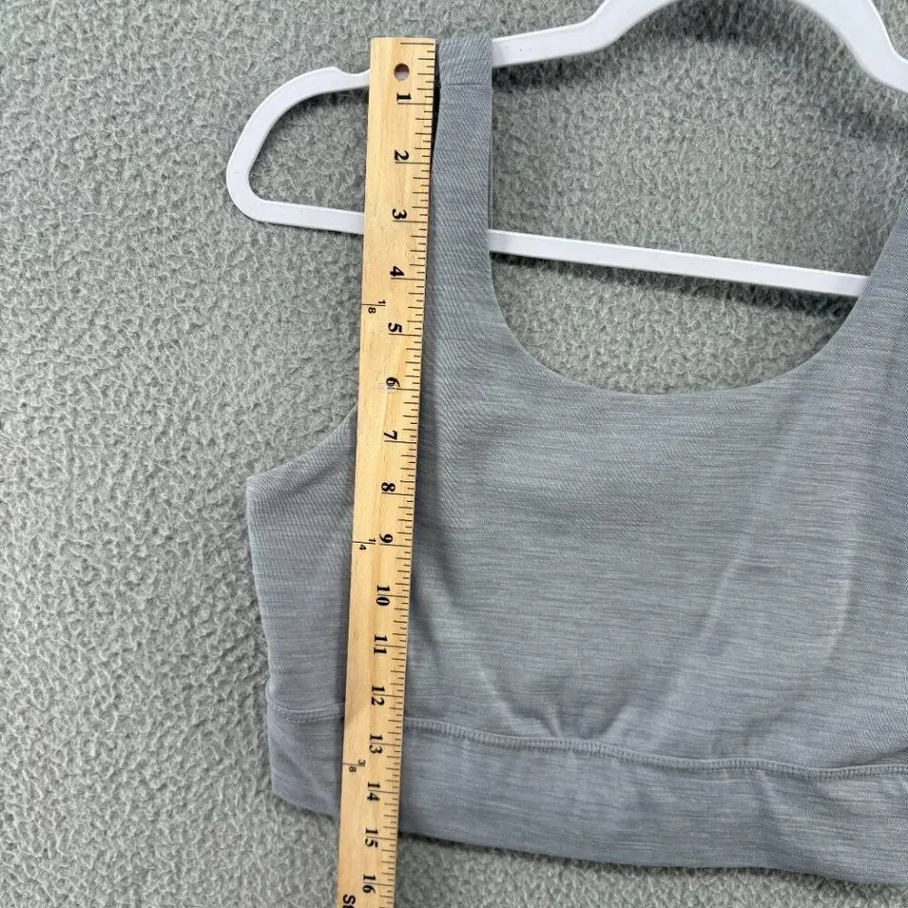Nike Yoga Dri-Fit Sports Bra Tank Top Gray Medium DR7795-073